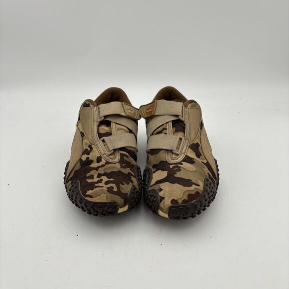 VTG Y2K Puma Mostro Camo Sneakers Retro Strap Trainers Shoes Women's 8.5 - Picture 2 of 11